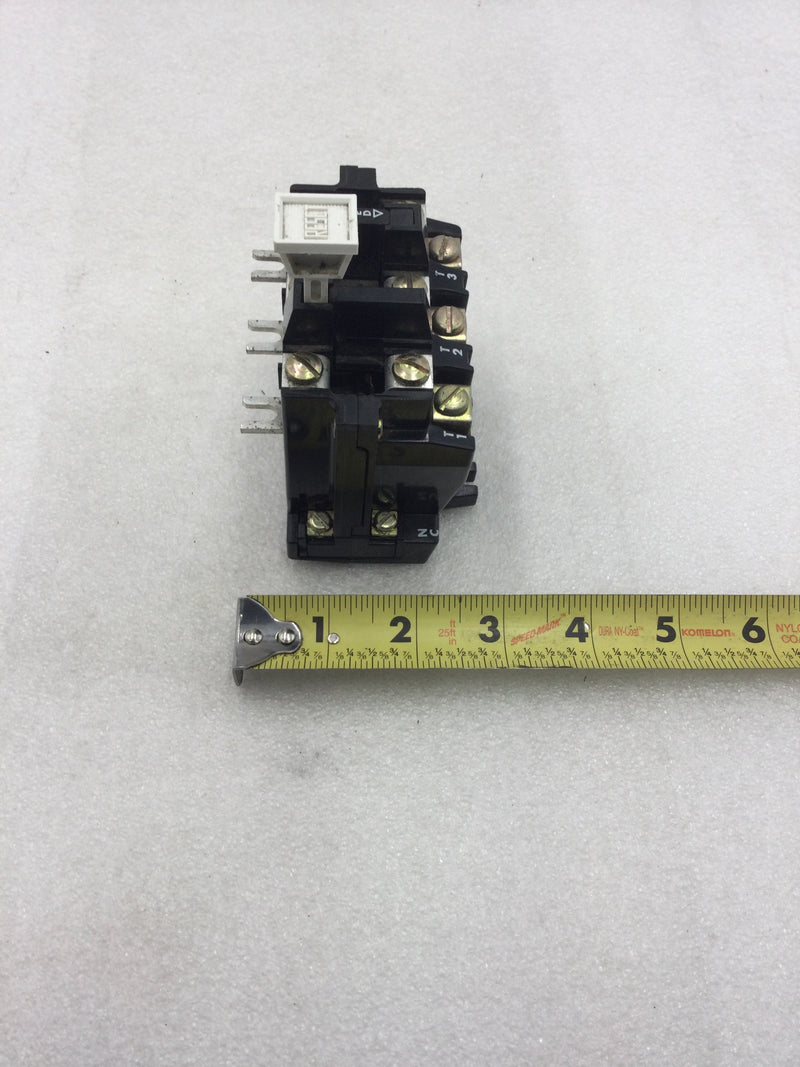 Allen-Bradley 42185-800-1 3 Pole Overload Relay 120-600 VAC 1 NC Contact Nema A600 for Size 0-1 Series 500 Starters