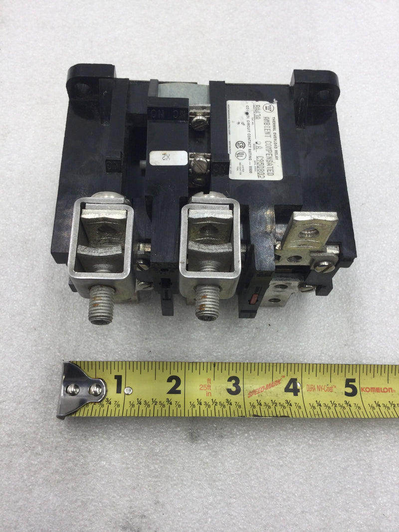 Westinghouse BA43A 3 Pole 30 Amp 600 VAC Solid State Thermal Overload Relay