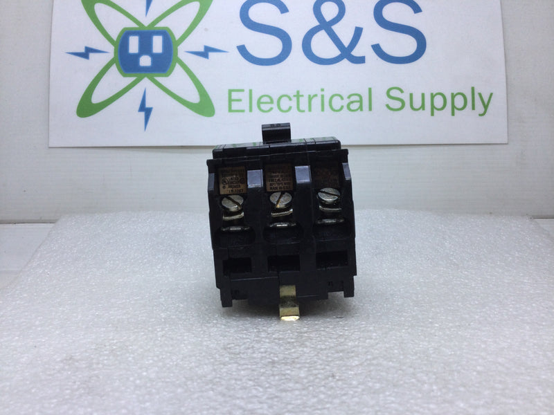 Square D QOB330 30 Amp 3 Pole 240V Bolt-On Circuit Breaker - Black Face