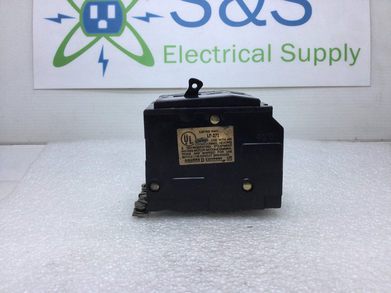 Square D QOB330 30 Amp 3 Pole 240V Bolt-On Circuit Breaker - Black Face