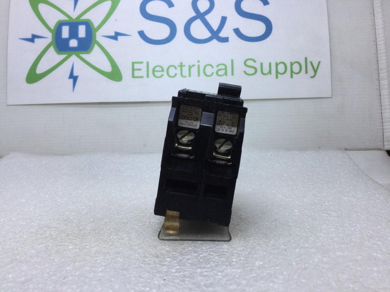 Square D QOB230 30 Amp 2 Pole 120/240V Bolt-On Circuit Breaker - Black Face