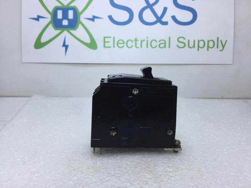 Square D QOB215 15 Amp 2 Pole 120/240V Bolt-On Circuit Breaker - Black Face