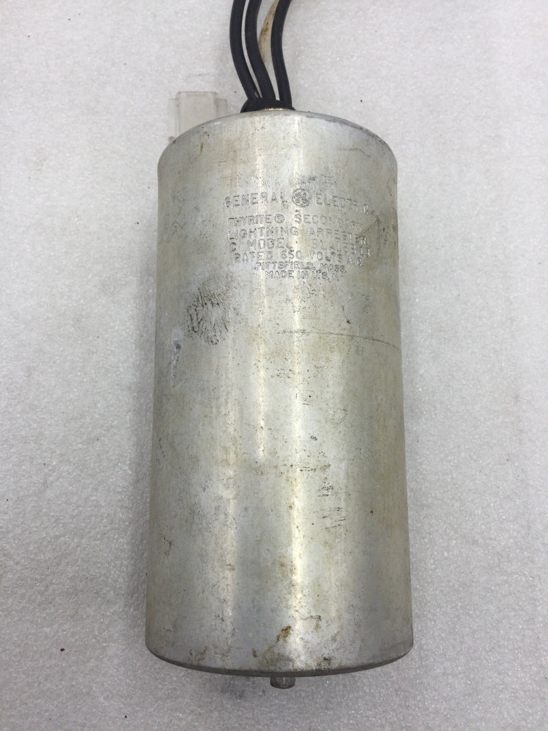 GE General Electric 9LA15B13 Thyrite Secondary Lighting Arrestor Rated for 650 VAC