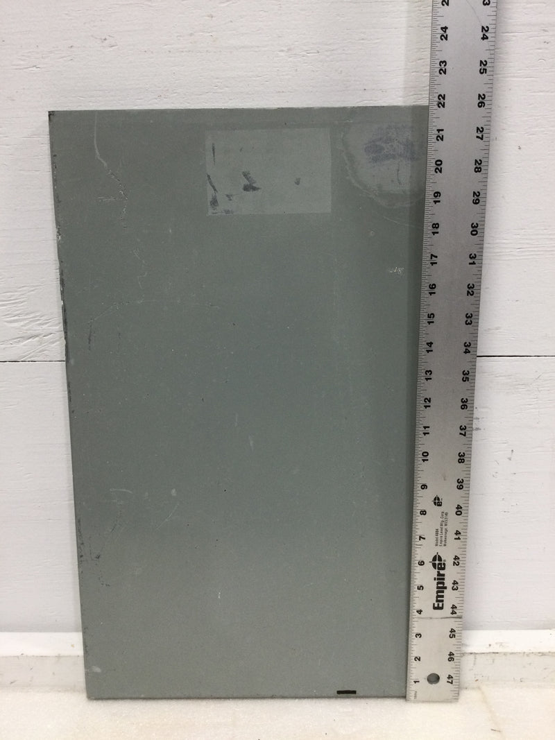 Cover Only Nema3R 22" x 14 1/2" One Slot On Bottom Of Cover / No Lip On Top Of Cover