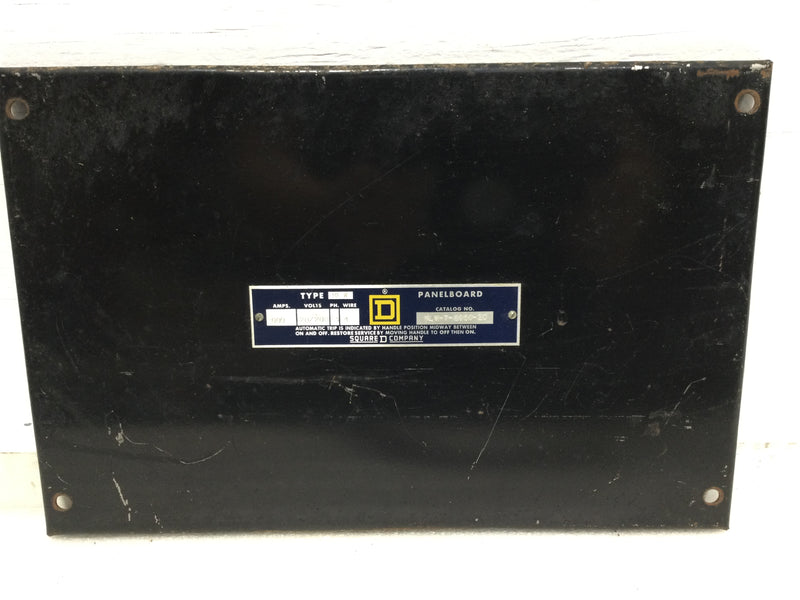 Square D Type MLW Filler Plate 9" x 13 3/4", MLW- 7- 8050-2C, 800 amp, 120/208v, 3 ph,  4 wire