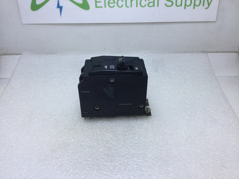 Square D QOB220 20 Amp 2 Pole 120/240V 10ka Bolt-on Circuit Breaker - Black Face