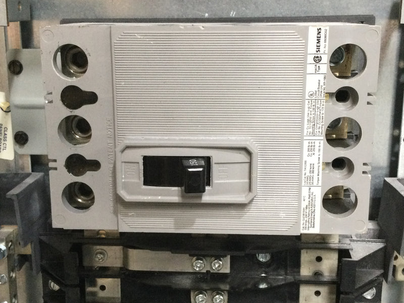 Siemens P1X42MC250C 250 Amp 208y/120 3 Pole 4 Wire Panel Board Interior 42 Circuit Panelboard