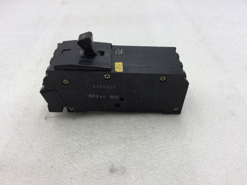 Square D A1B340 40 Amp 3 Pole Series A1B Magnetic Circuit Breaker Long Foot