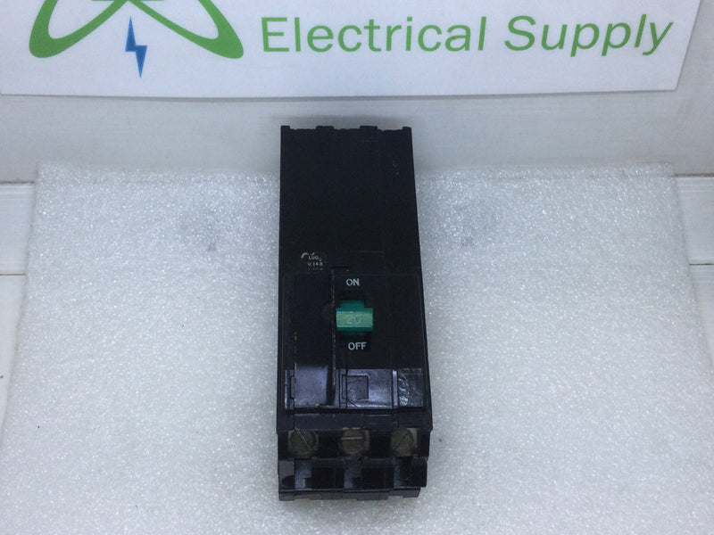 Square D Q1B320 20 Amp 3 Pole 240V Circuit Breaker