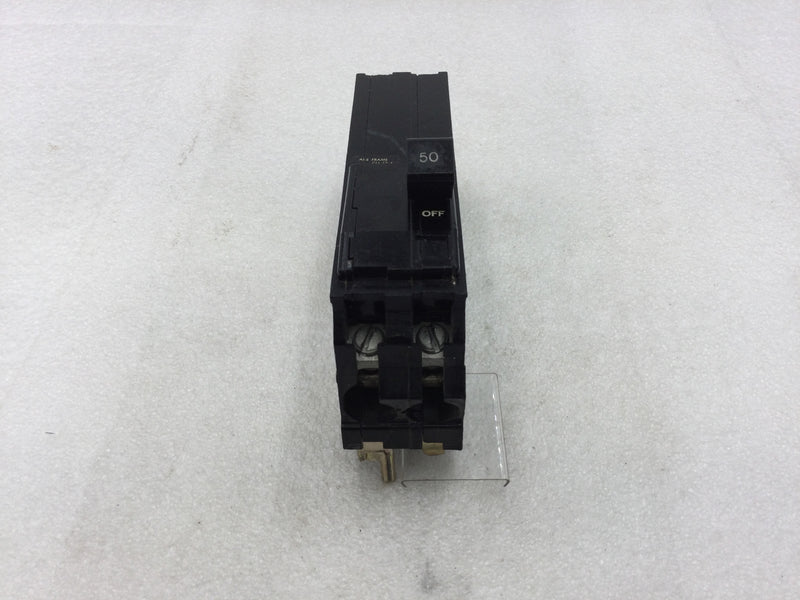 Square D A1B250 50 Amp 2 Pole Magnetic Circuit Breaker Long Foot