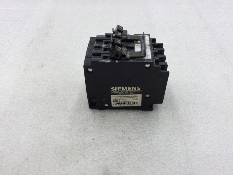 Siemens Q21520CT (2) 15 Amp 120v (1) 20 Amp 240v Circuit Breaker