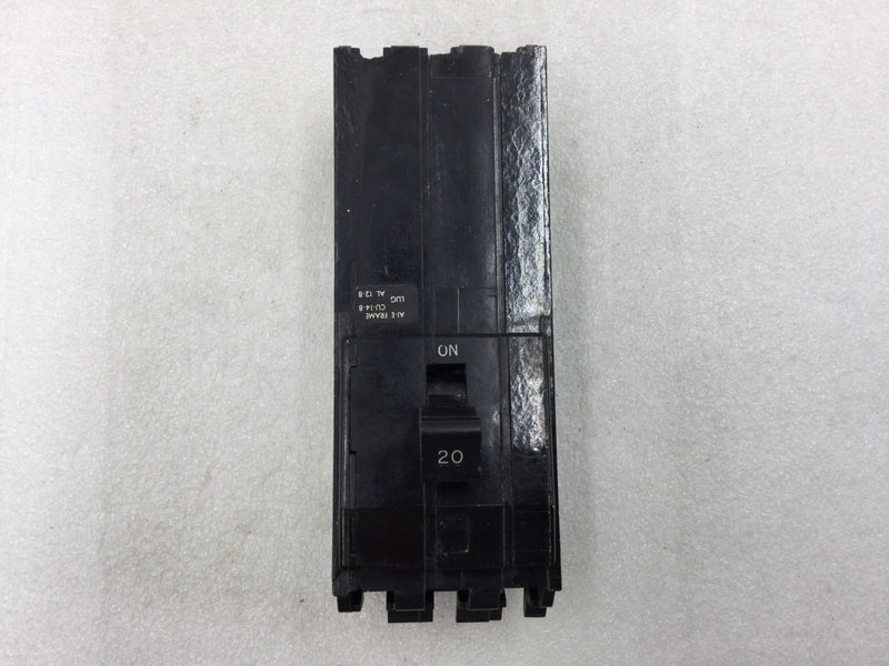 Square D A1B320 20 Amp 3 Pole Series A1B Magnetic Circuit Breaker