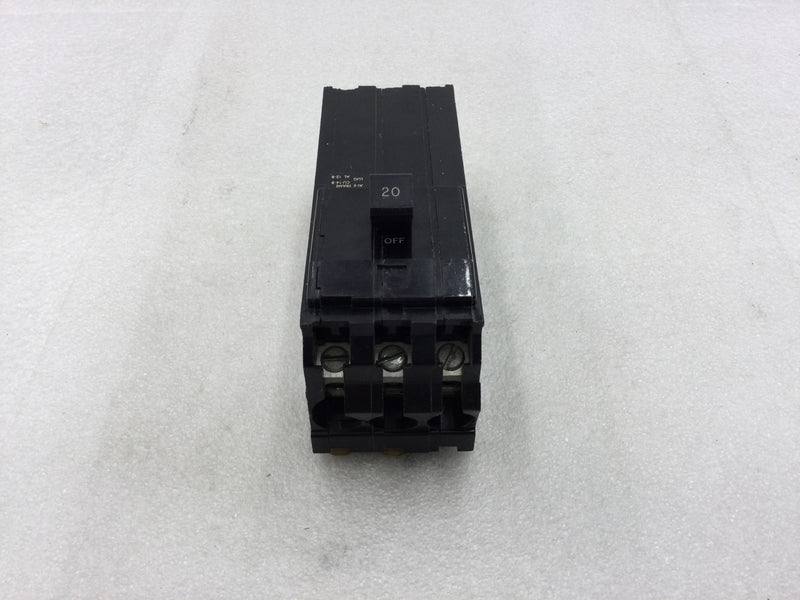 Square D A1B320 20 Amp 3 Pole Series A1B Magnetic Circuit Breaker