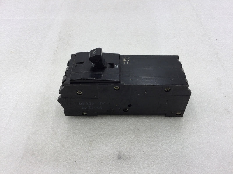 Square D A1B320 20 Amp 3 Pole Series A1B Magnetic Circuit Breaker