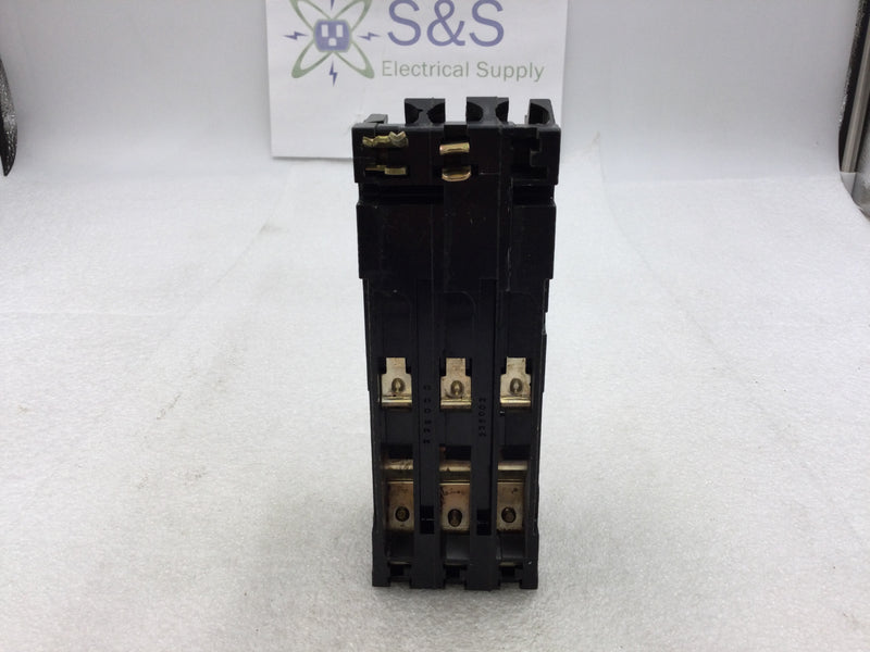 Square D A1B330 3 Pole 30A 240VAC 10kAIC Type A1B Long Body Bolt In Circuit Breaker Long Foot