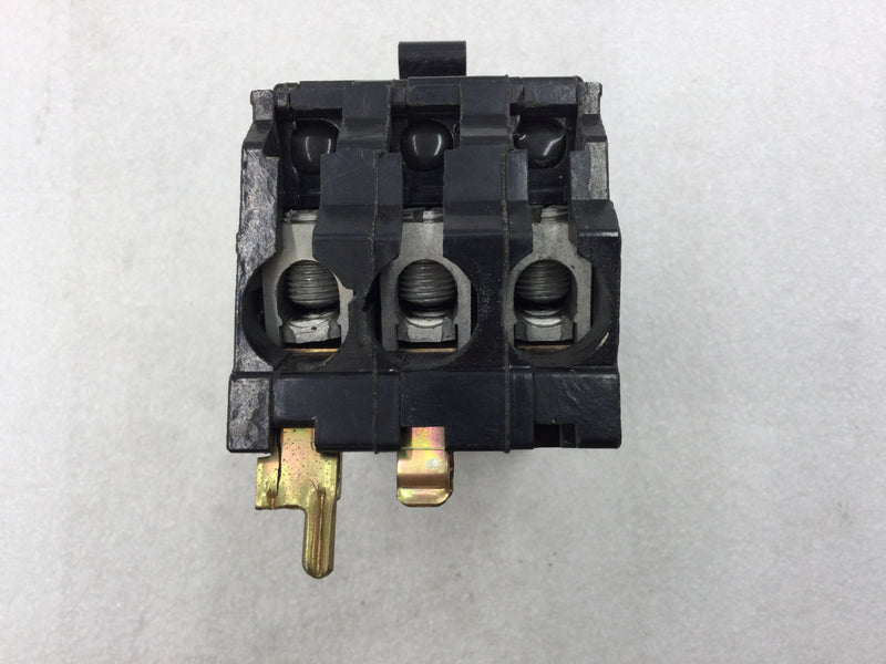 Square D A1B330 3 Pole 30A 240VAC 10kAIC Type A1B Long Body Bolt In Circuit Breaker Long Foot