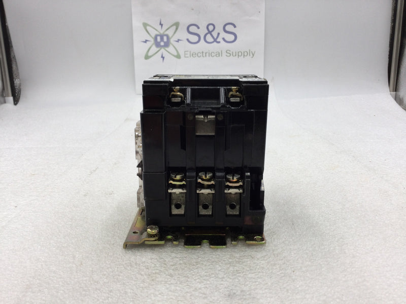 Square D 8536 SB0-2 Size 0 200-575 VAC Contactor 110-120 VAC Coil without Overload Relay and Rest Switch