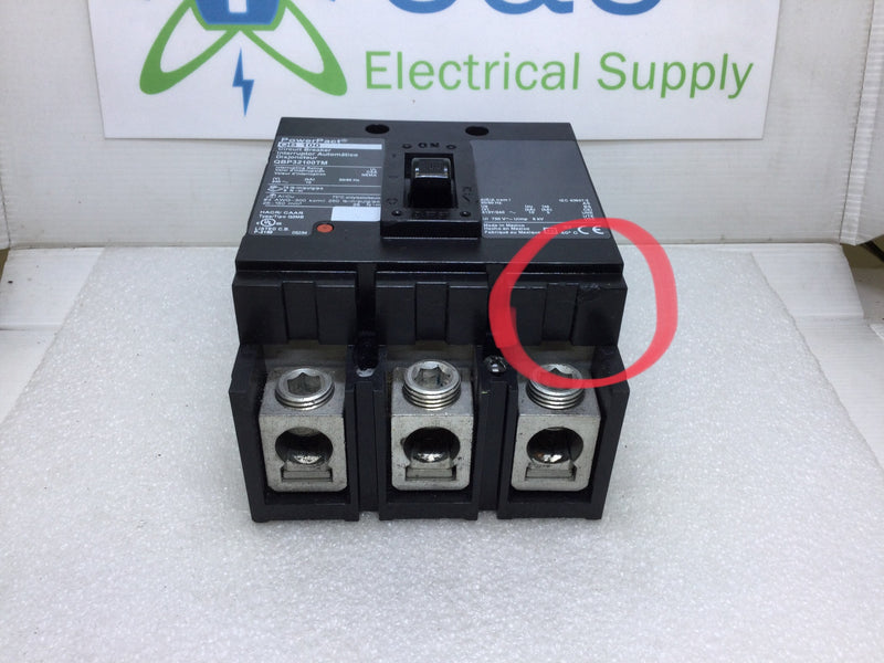 Square D QBP32100TM 100 Amp 3 Pole 240VAC Type QBP PowerPact Circuit Breaker - Cosmetic Flaw