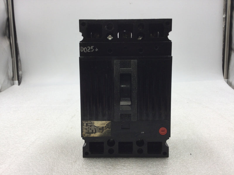 GE General Electric TED134040 40 Amp 3 Pole 480 VAC Circuit Breaker