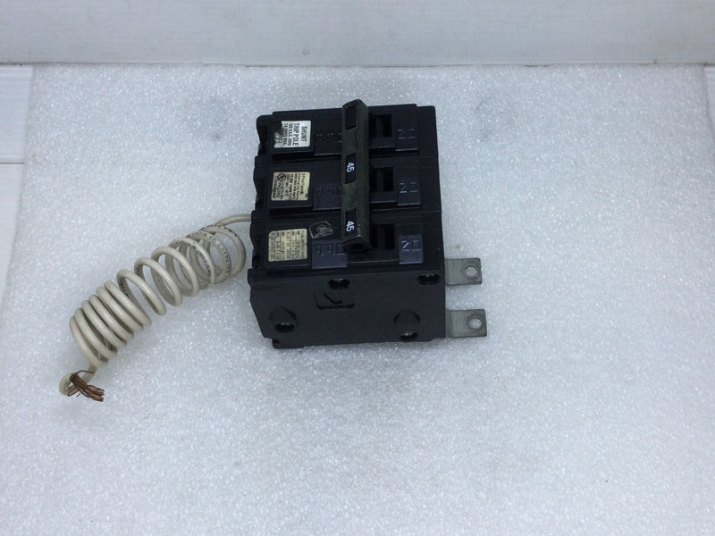 Siemens B24500S01 45 Amp 2 Pole 120/240V Circuit Breaker w/ Shunt Trip