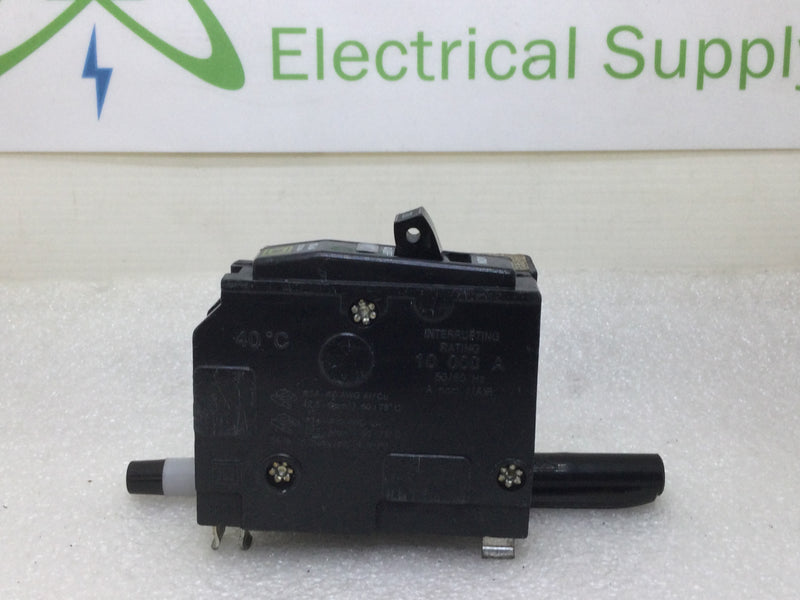 Square D QO1301021 30 Amp Single Pole Circuit Breaker w/Shunt Trip