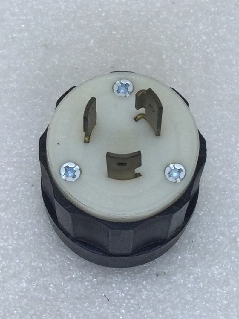 Leviton 2311 20 Amp 125 VAC Locking Connector 2-Poles 3-Wires Nema L5-20P Rated