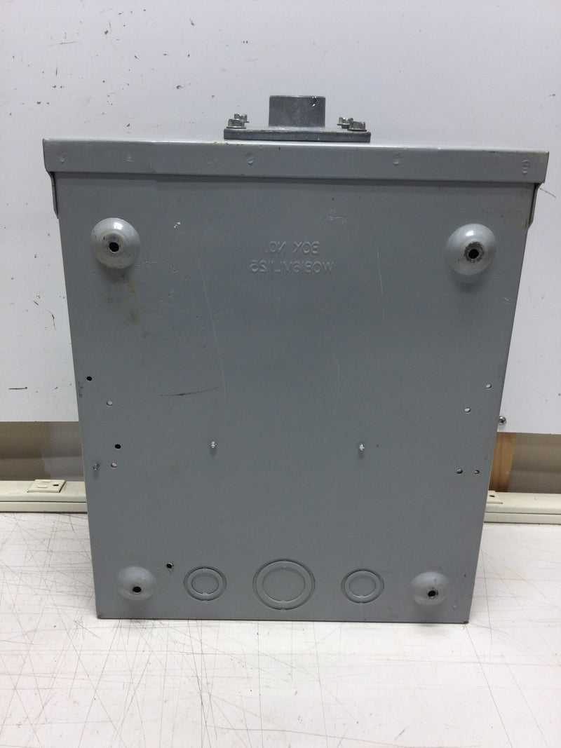 Murray LW008NR 4 Space/16 Circuit 125 Amp 120/240 VAC Main Lug Outdoor Load Center 12" X 15"