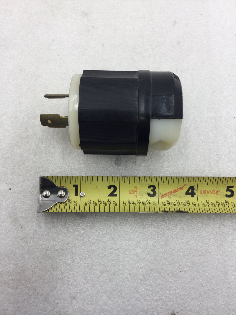 Leviton 2311 20 Amp 125 VAC Locking Connector 2-Poles 3-Wires Nema L5-20P Rated