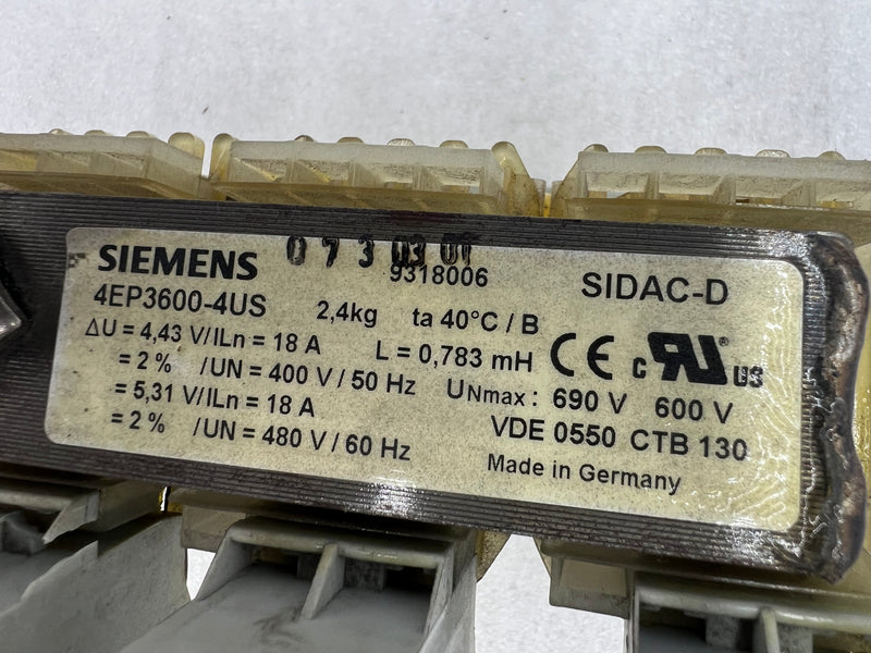 Siemens Power Choke 4EP3600-4US