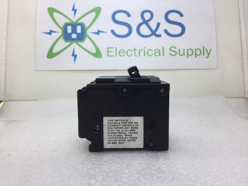 ITE Siemens Q260S 60 Amp 2 Pole 120/240v Circuit Breaker/Switch