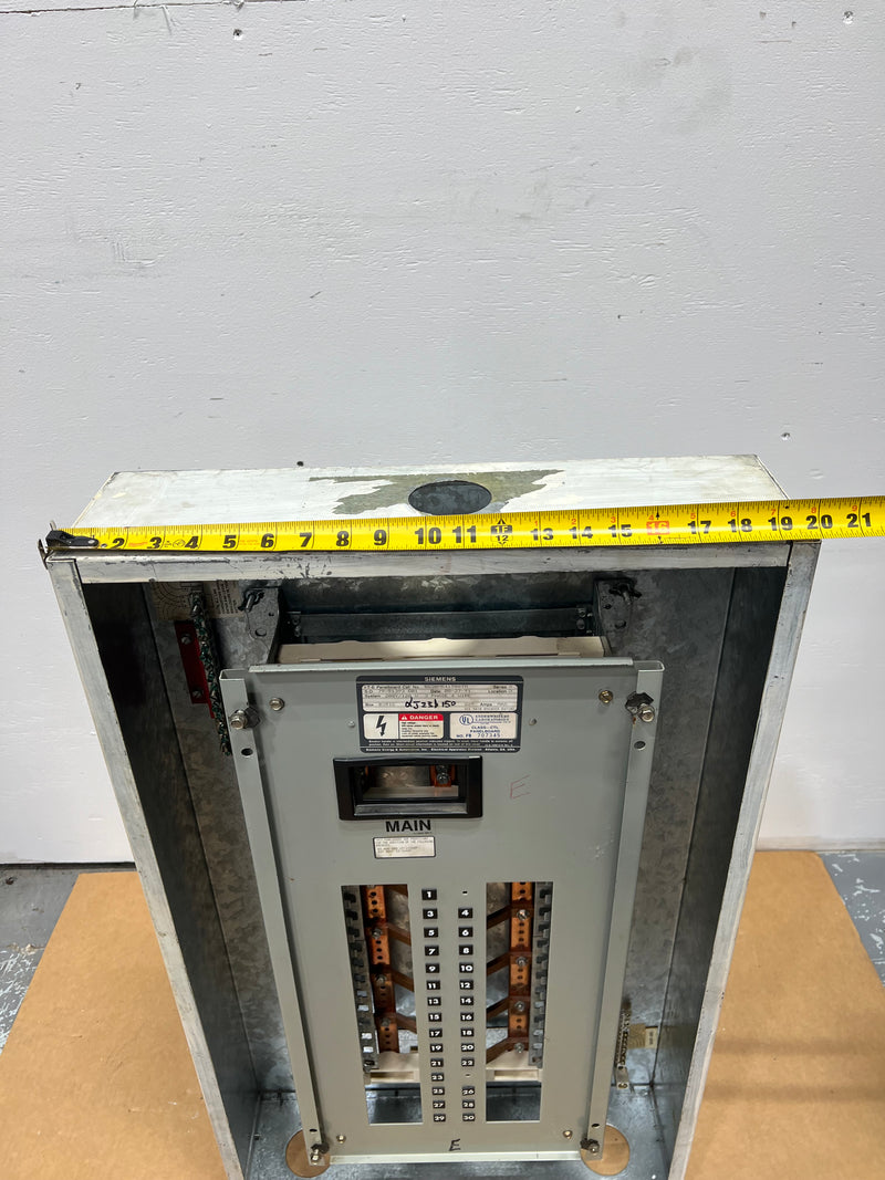 Siemens/ITE BG30MB4150STM 3 Phase 4 Wire 225A 208Y/120V 30 Circuit Series 8 Type BQ,BQH Panel Board