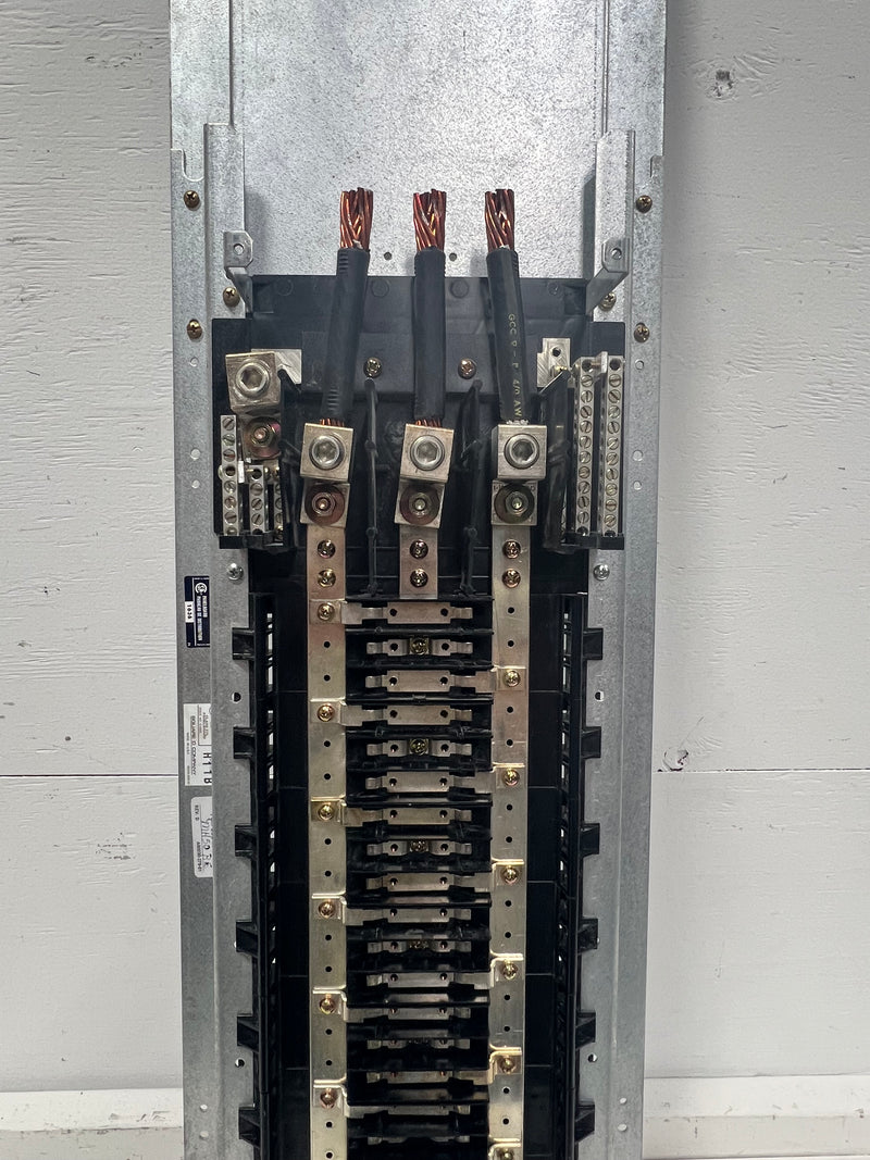 Square D NQOB/NQOD 225 Amp 42-Space 3 Phase Panelboard Guts Only 11.5" x 45.5"