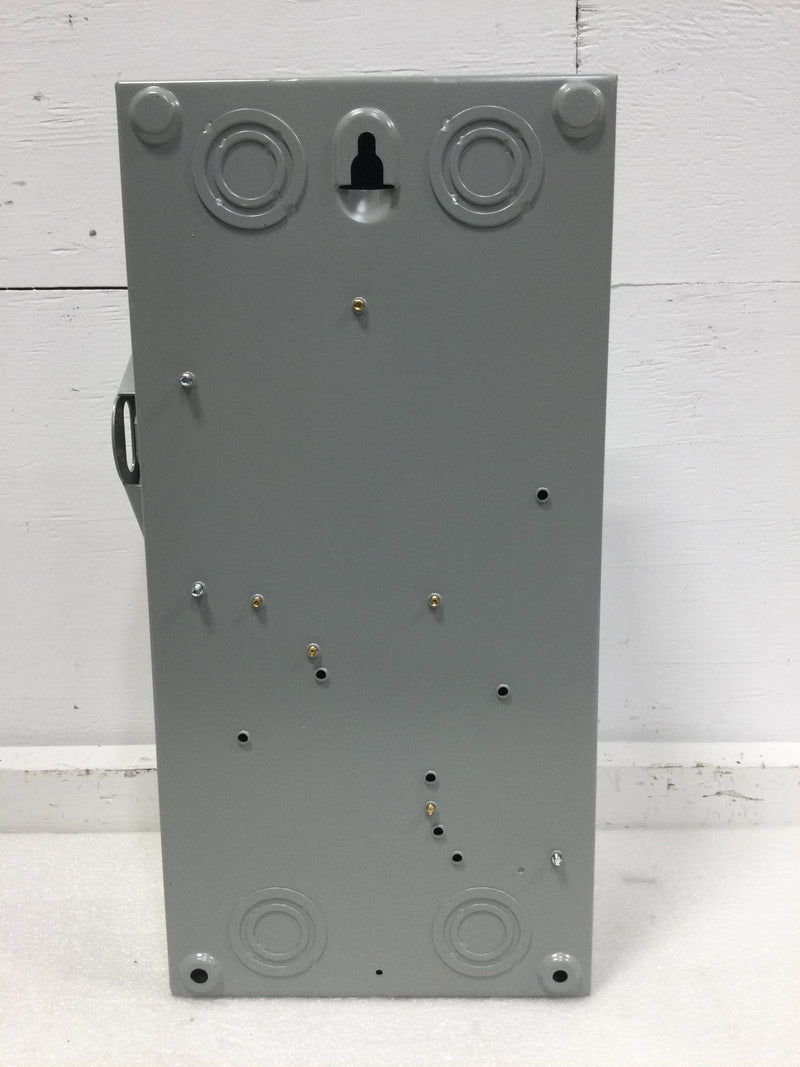 Eaton - Cutler Hammer DH361FGK Switch, Heavy Duty Safety, 3 Pole, 30A, Nema 1, Fusible - missing lower fuse block