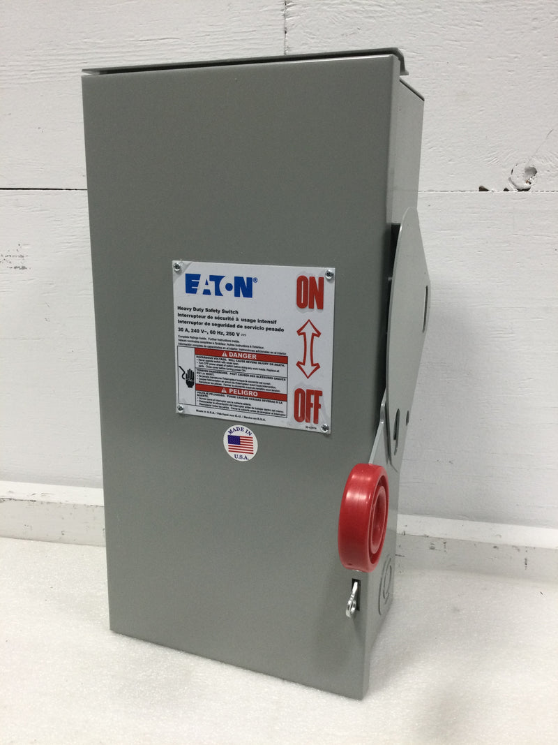 Eaton DH321FRK Eaton Enhanced visible blade single-throw safety switch, 30 A, NEMA 3R, Fusible without neutral, Three-pole, Three-wire, 240 V