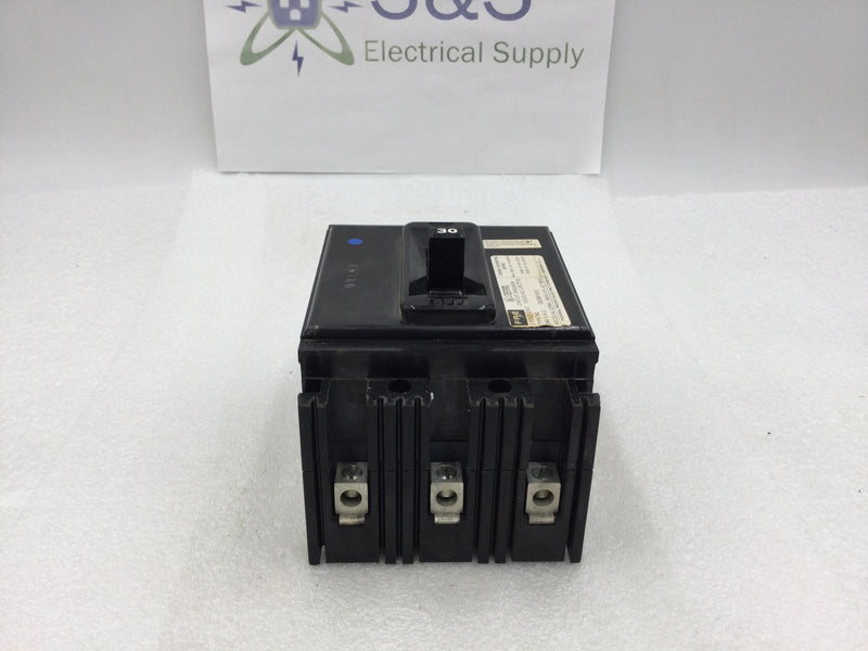 FPE NEF433030 30 Amp 3 Pole 480V Type NEF Circuit Breaker