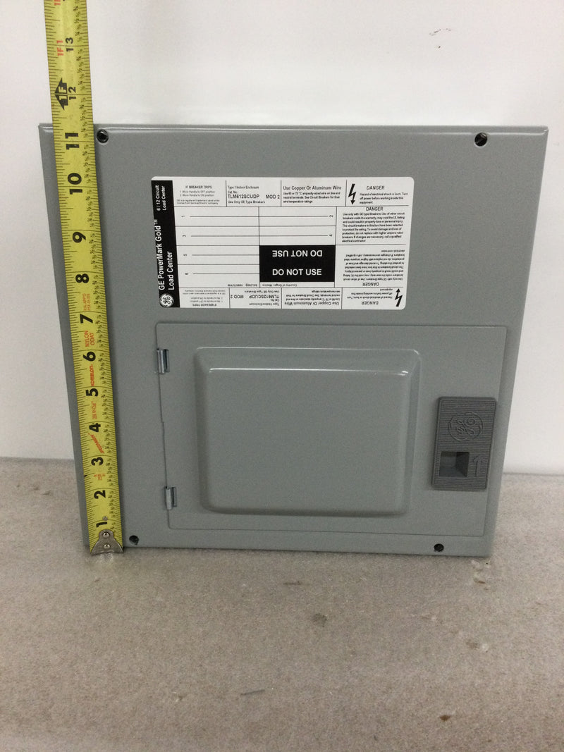 GE TLM612SCUDP Main Lug 6 Space 12 Circuit Single-phase 3-Wire 125 Amp 120/240 VAC