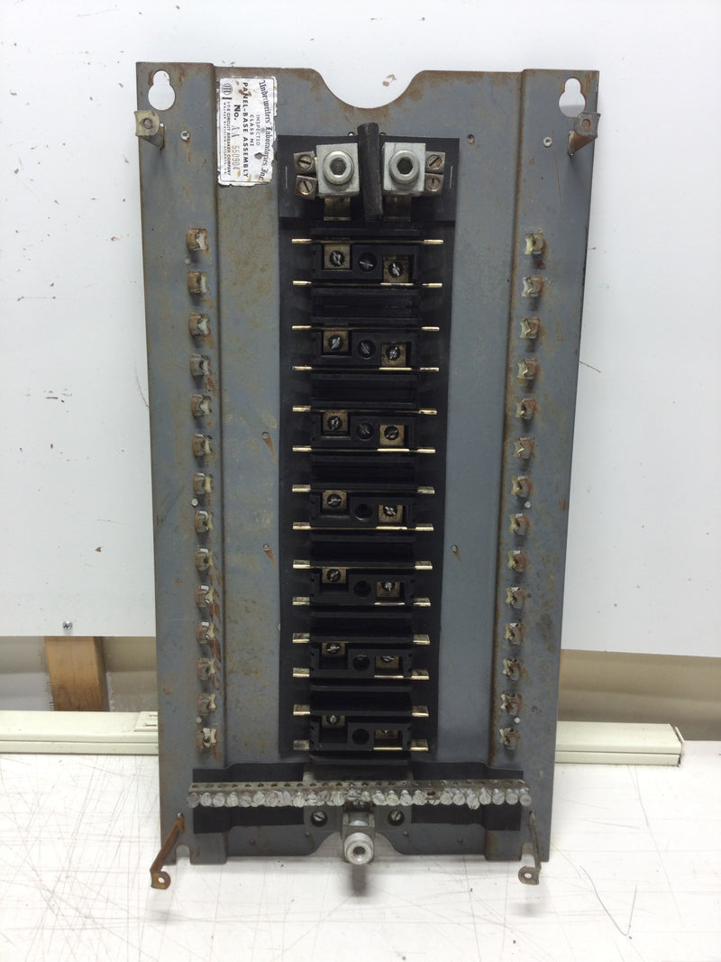 ITE/Siemens Type EQ-P Load Center 14 Space/28 Circuit 120/240 VAC Guts Only 11" X 20.5"