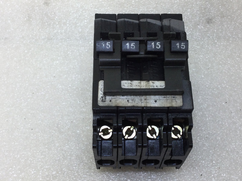 Siemens Q21515CT2 15 Amp 120/240V Type QT Quad Circuit Breaker