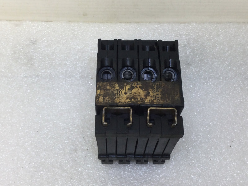 ITE QT2-24030 2 Pole 40 Amp/ 2 Pole 30 Amp 120/240VAC Type EQ-T Quad Closed Stab Circuit Breaker