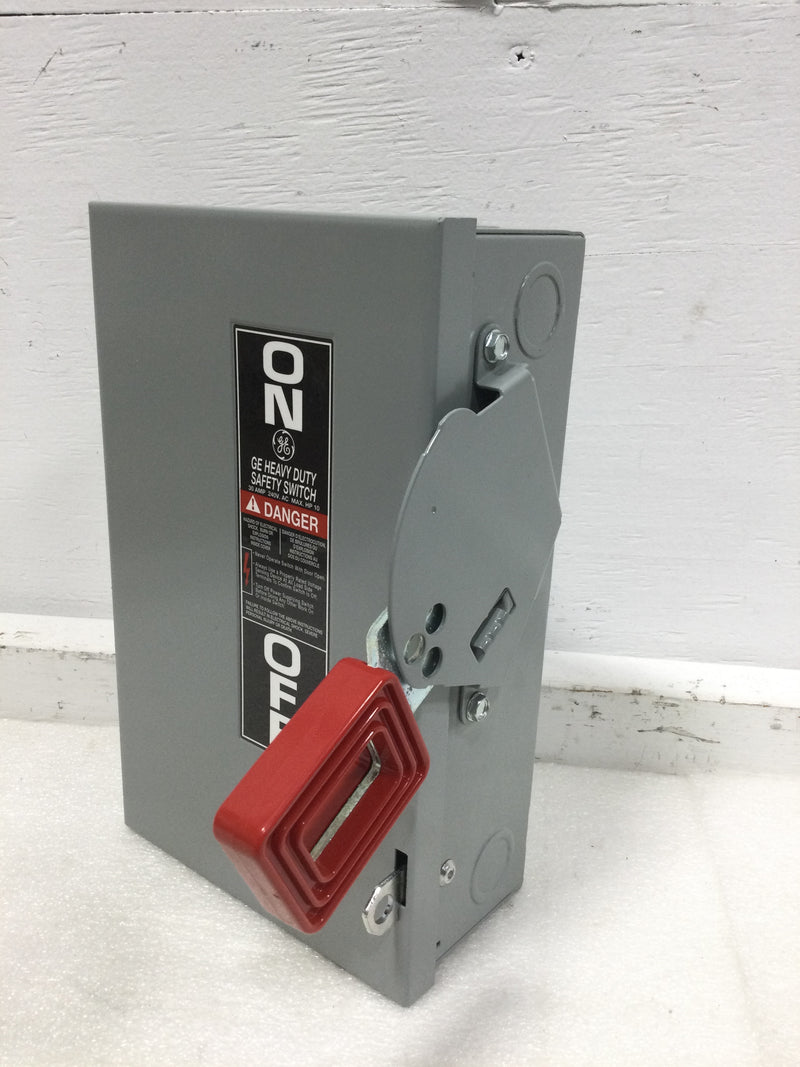 GE General Electric THN3321 30 Amp 3 Pole HD N1 240V Non Fusible Safety Switch