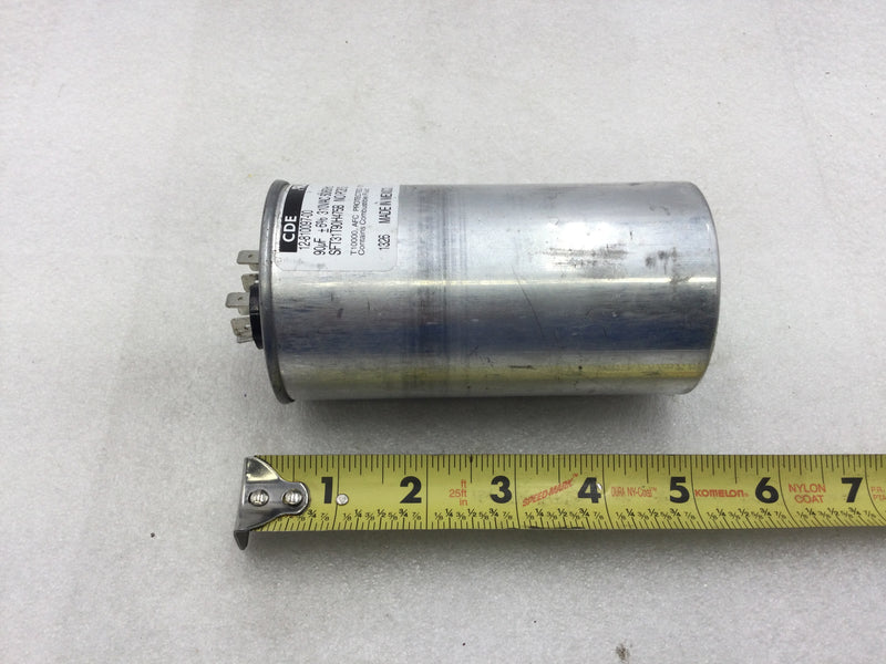 CDE SFT31T90H475B Capacitor (Oval) 90uf +/-6% 310 VAC 50/60 Hz (12-810097-00)