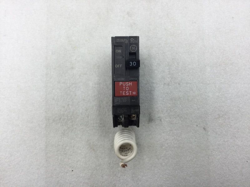 GE General Electric THQL1130GF 30 Amp 1 Pole 120/240v Circuit Breaker