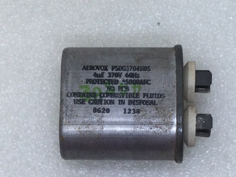 Aerovox P50G3704E05 4uf 370 VAC 60 HZ Capacitor