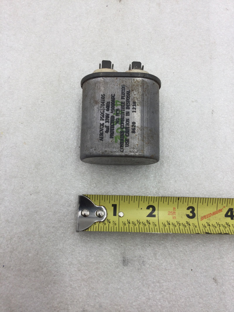 Aerovox P50G3704E05 4uf 370 VAC 60 HZ Capacitor