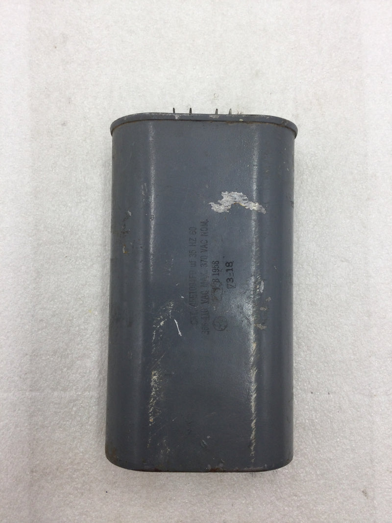 GE General Electric 4551094FB 35uf 370 VAC 60 Hz Capacitor