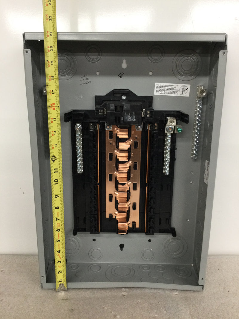 Siemens PN2020B1100C PN Series 100 Amp 20-Space 20-Circuit Main Breaker Plug-On Neutral Load Center Indoor with Copper Bus