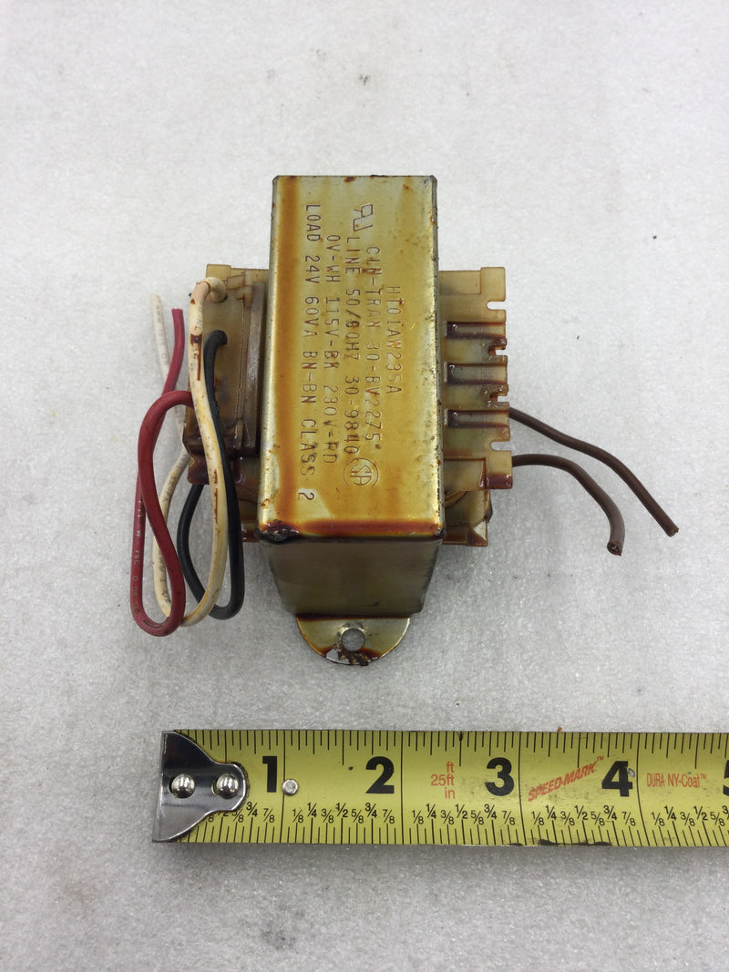 Carrier HT01AW235A Transformer 115/230 VAC Primary 24 VAC 60 VA Secondary