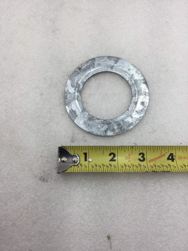 (Lot Of 2) 2" To 1-1/2" Galvanized Steel Conduit Reducing Washer (Washers)