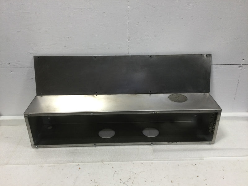 Ebox Electrical Box and Enclosures inc., Stainless Steel Type 12 Electrical Box with Ground 36" X 8" x 8"