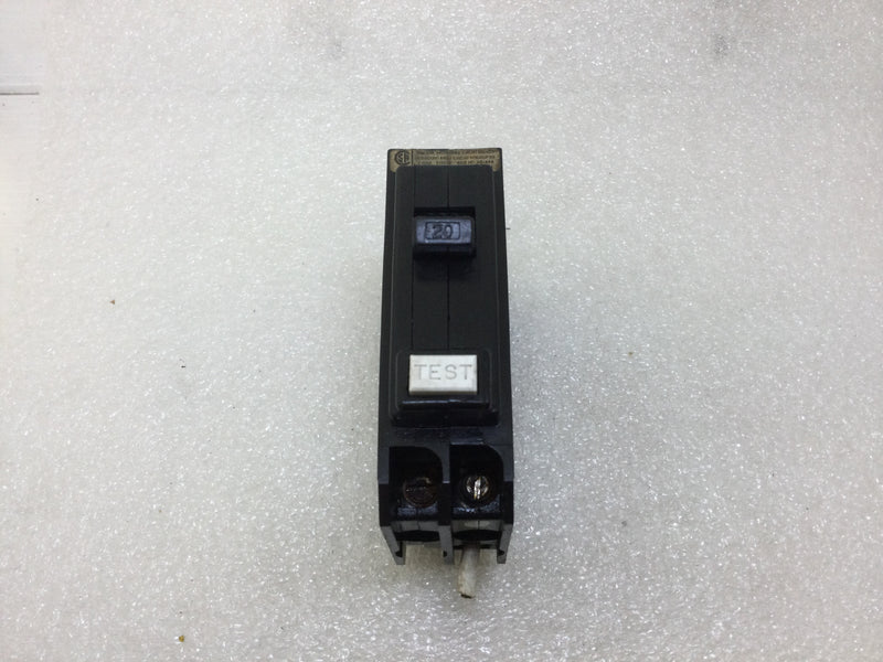 Challenger HAGF20 1 Pole 20 Amp 120 Volt GFCI Circuit Breaker